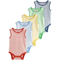 Next Rompertje/body navy / lichtgeel / spar / wit