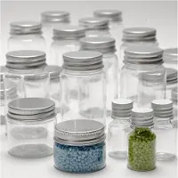 Packlinq Potje met schroefdop, h: 35-77 mm, d: 24-45 mm, 80div