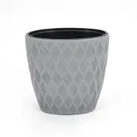 Vita bloempot Flow ellipse 60 grijs