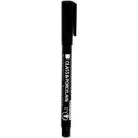 Packlinq Contourstift voor Glas en Porselein, lijndikte 1-3 mm, semi-dekkend, zwart, 1 stuk