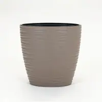 Vita bloempot Sahara Dunes elipse 60 taupe