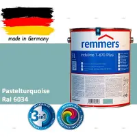 Remmers Induline T-670 PLUS Dekkende Houtbeits buiten – RAL 6034 Pastelturquoise – 5 L – Opvolger GW 310 Dekkend