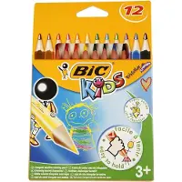 Packlinq BIC Evolution Kleurpotloden, L: 14 cm, vulling 5 mm, diverse kleuren, 12 stuk