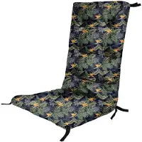 Ferocity - Tuinstoelkussens - Comfortabel, duurzaam - Voor meubels van pallets - 130 x 50 x 5cm - Polyester - Sinaasappelbloemen