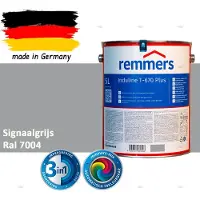 Remmers Induline T-670 PLUS Dekkende Houtbeits buiten – RAL 7004 Signaalgrijs – 5 L – Opvolger GW 310 Dekkend