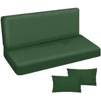 Ferocity - Tuinschommelkussen - Waterafstotend - Zitcomfort - Onderhoudsvriendelijk - Duurzaam - 150 x 50 x 50 x 10 cm - Polyester - Groen GLATT