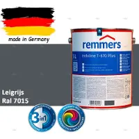 Remmers Induline T-670 PLUS Dekkende Houtbeits buiten – RAL 7015 Leigrijs – 5 L – Opvolger GW 310 Dekkend