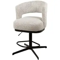 MySons Barstoel Bruce draaipoot 360 verstelbaar - Coco Salt 'n Pepper