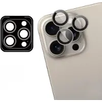 IMoshion 2 Pack Camera lens protector voor de Apple iPhone 15 Pro / 15 Pro Max - Natural Titanium