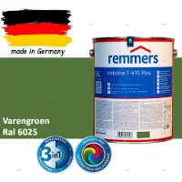 Remmers Induline T-670 PLUS Dekkende Houtbeits buiten – RAL 6025 Varengroen – 5 L – Opvolger GW 310 Dekkend