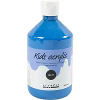 Packlinq Acrylverf Mat, primair blauw, 500 ml/ 1 fles