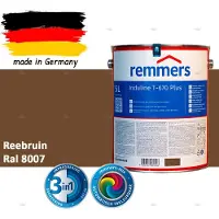 Remmers Induline T-670 PLUS Dekkende Houtbeits buiten – RAL 8007 Reebruin – 5 L – Opvolger GW 310 Dekkend
