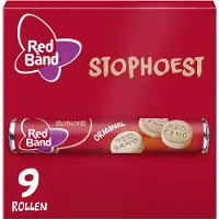 Red Band Stophoest - keel snoep - verzachtende smaak - 9 rolllen a 40g