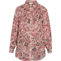 Usha Blouse gemengde kleuren / donkerroze