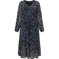 Faina Zomerjurk donkergrijs / zwart