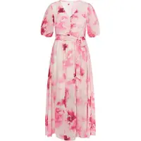 IZIA Jurk cyclaam / fuchsia / rosé