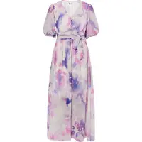 IZIA Jurk lichtblauw / orchidee / donkerlila / wit