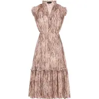 Faina Zomerjurk lichtbeige / lichtbruin