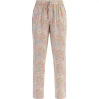 Usha Broek lichtblauw / geel / perzik / wit