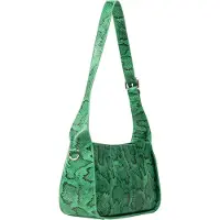 Faina Schoudertas groen / zwart