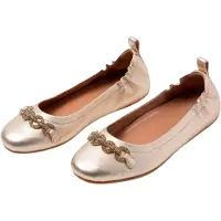 FitFlop Fit Flop Dames/Dames Allegro Sprankelende Ballerina Flats (Goud)