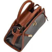 Usha Handtas bruin / goud / zwart