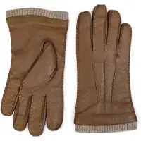 Infinity Leather Herenhandschoenen van Italiaans leer met warme wollen voering voor de winter, casual rijden en rijden