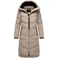 MARIKOO Wintermantel 'Benikoo' beige / zwart