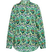 Usha Blouse groen / gemengde kleuren