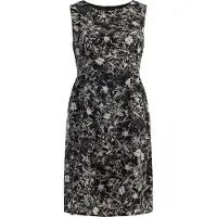 Usha Jurk beige / zwart