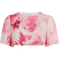 IZIA Blouse pink / wit