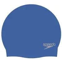 Speedo Unisex Volwassen Siliconen Zwemkapje (Blauw)