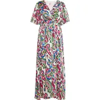 IZIA Jurk gemengde kleuren / wit