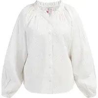 IZIA Blouse zilver / wit
