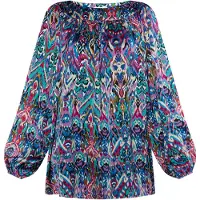 Usha Blouse 'Carnea' gemengde kleuren