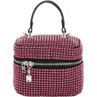 FELIPA Handtas pink / zwart / zilver