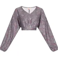 IZIA Shirt lila / pink / wit
