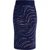 Usha Rok marine / zilver