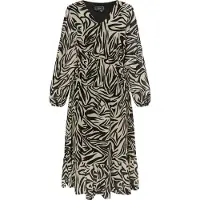 Faina Zomerjurk beige / zwart
