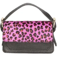 Faina Handtas bruin / fuchsia