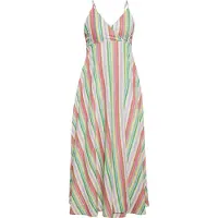 IZIA Zomerjurk groen / sering / pink / natuurwit