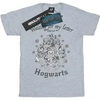 Harry Potter Heren Hogwarts Wachten Op Mijn Brief T-Shirt (Sportgrijs)