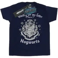 Harry Potter Heren Hogwarts Wachten Op Mijn Brief T-Shirt (Marineblauw)