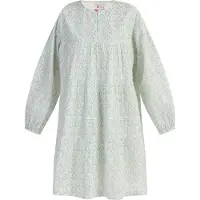 IZIA Jurk turquoise / wit