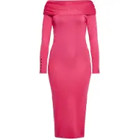 Faina Gebreide jurk pink