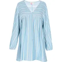 IZIA Jurk blauw / wit