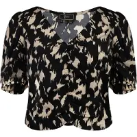 Faina Blouse beige / zwart