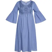Usha Jurk blauw denim