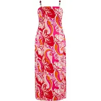 IZIA Zomerjurk oranje / rosa / rood