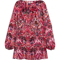 Usha Blouse Dames Roze Veelkleurig